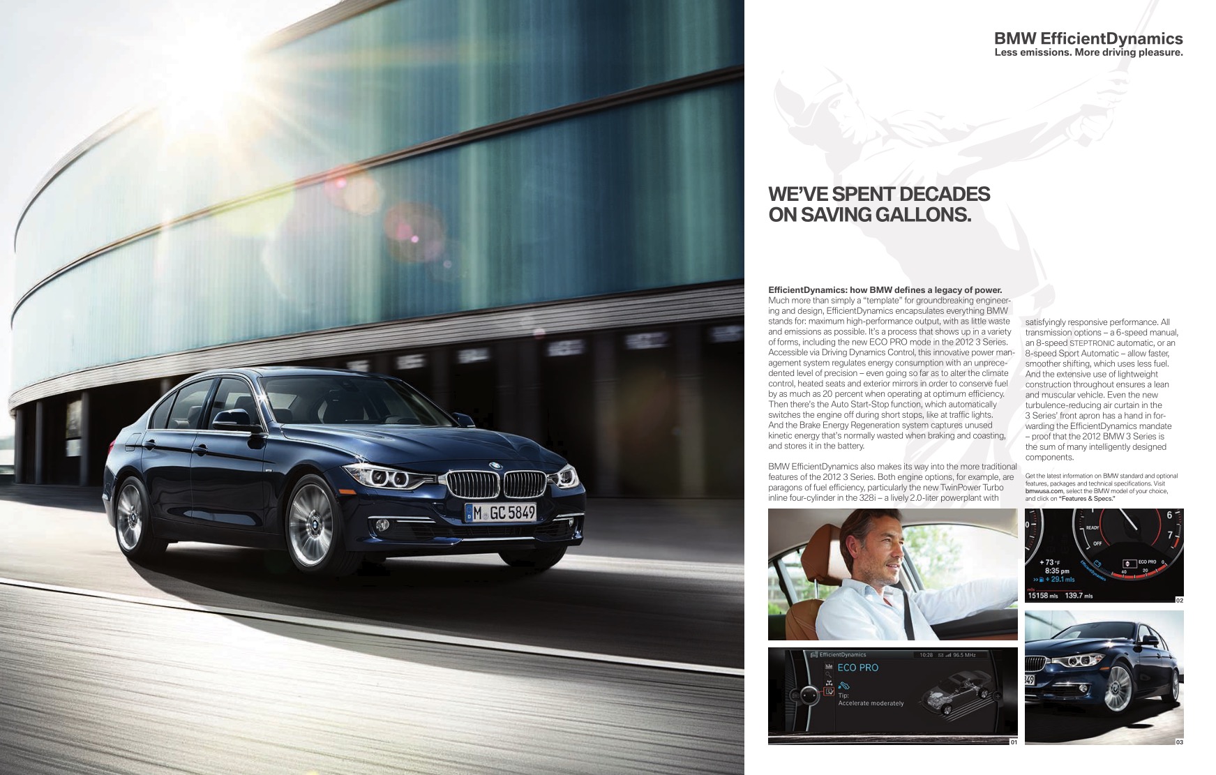 2012 BMW 3-Series Sedan Brochure Page 19